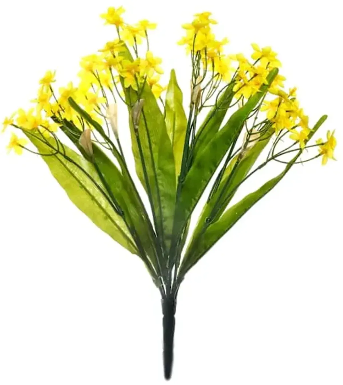 Yellow Narcissus Daisey Floral Bush, 18.5"