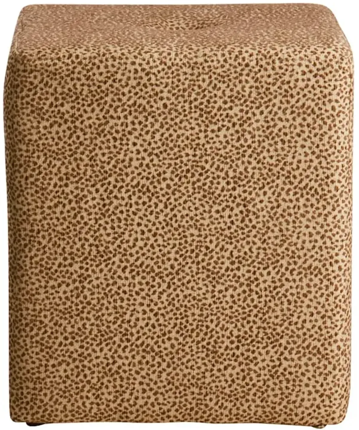 Spot Round Ottoman, Brown