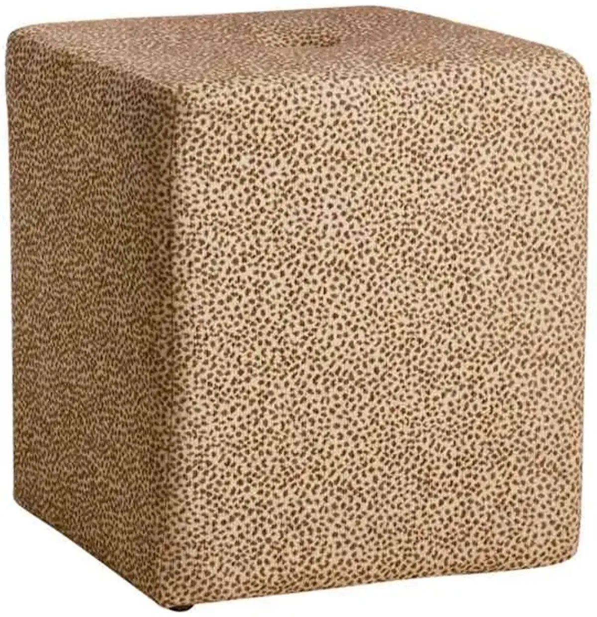 Spot Round Ottoman, Brown