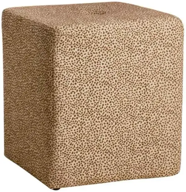 Spot Round Ottoman, Brown