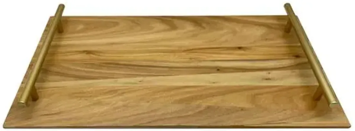 Wood Decorative Tray, 15"