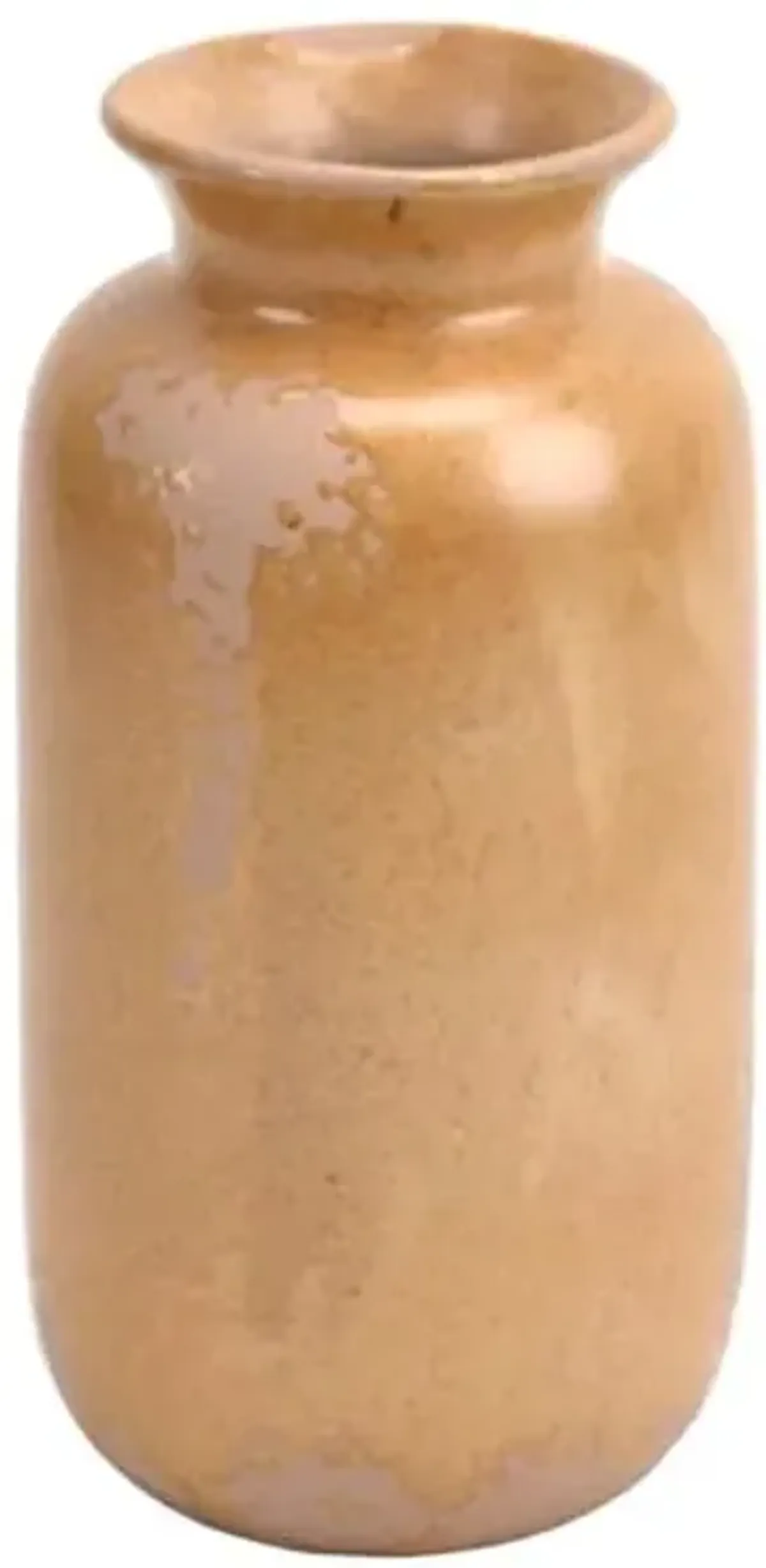 Reactive Glaze Ceramic Vase, 10"