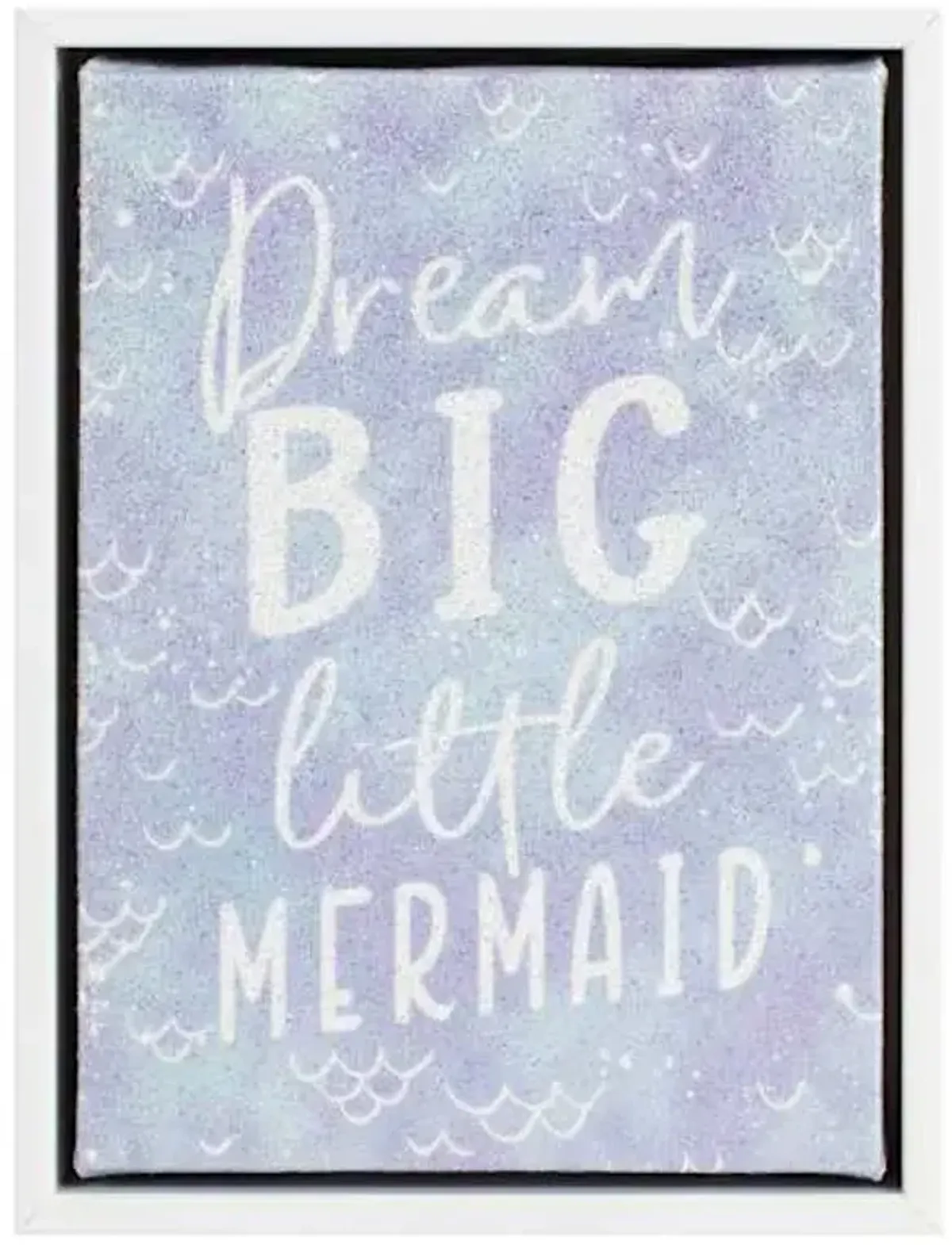 Tiny Dreamers Dream Big Framed Canvas, 6x8