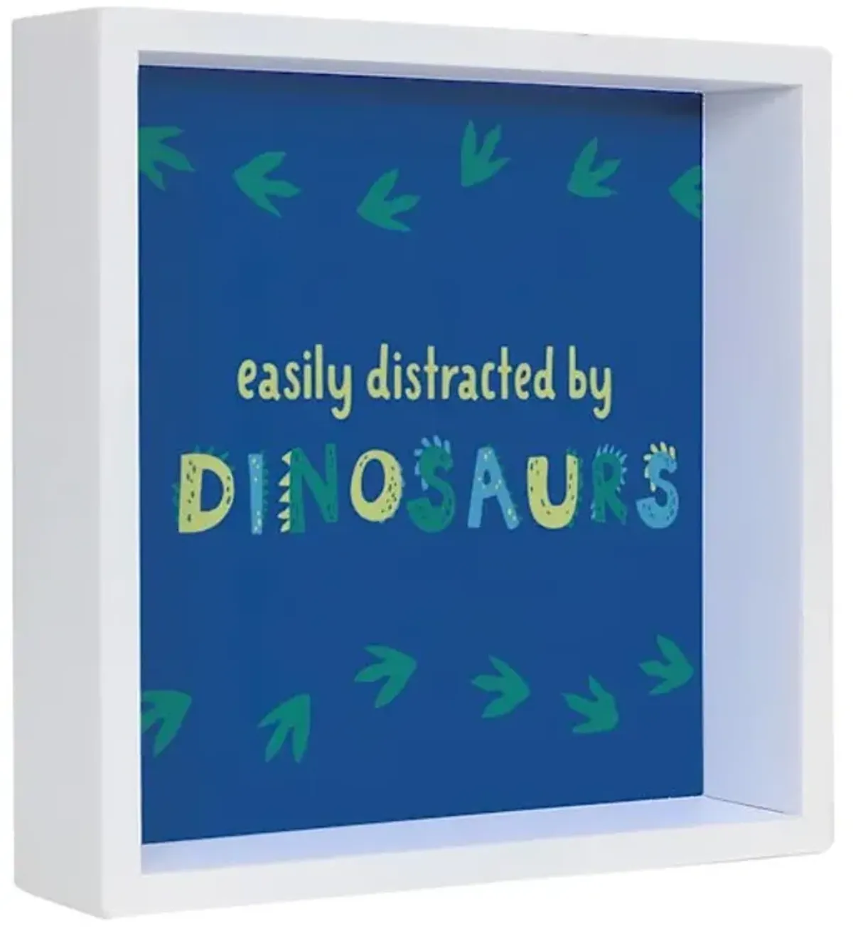 Tiny Dreamers Dinosaurs Block Sign, 10"