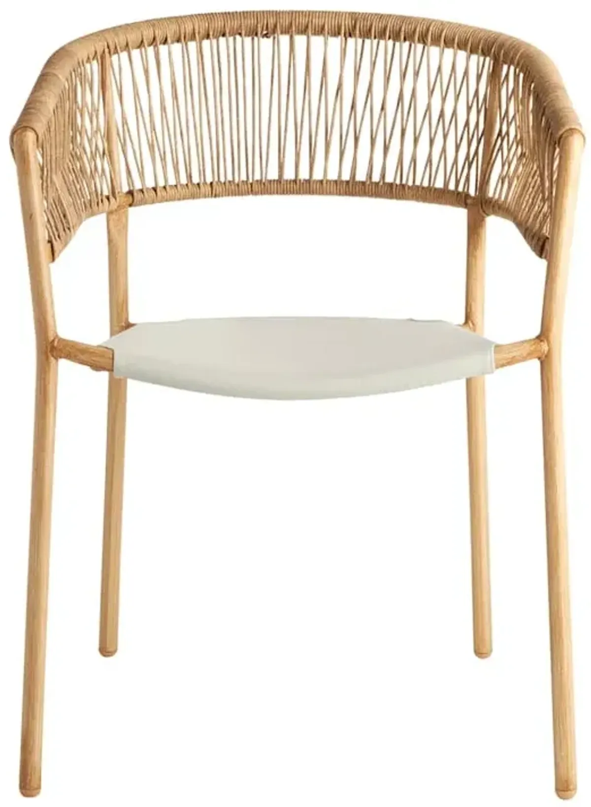 Crosby St. Brody Wicker Patio Chair, Natural