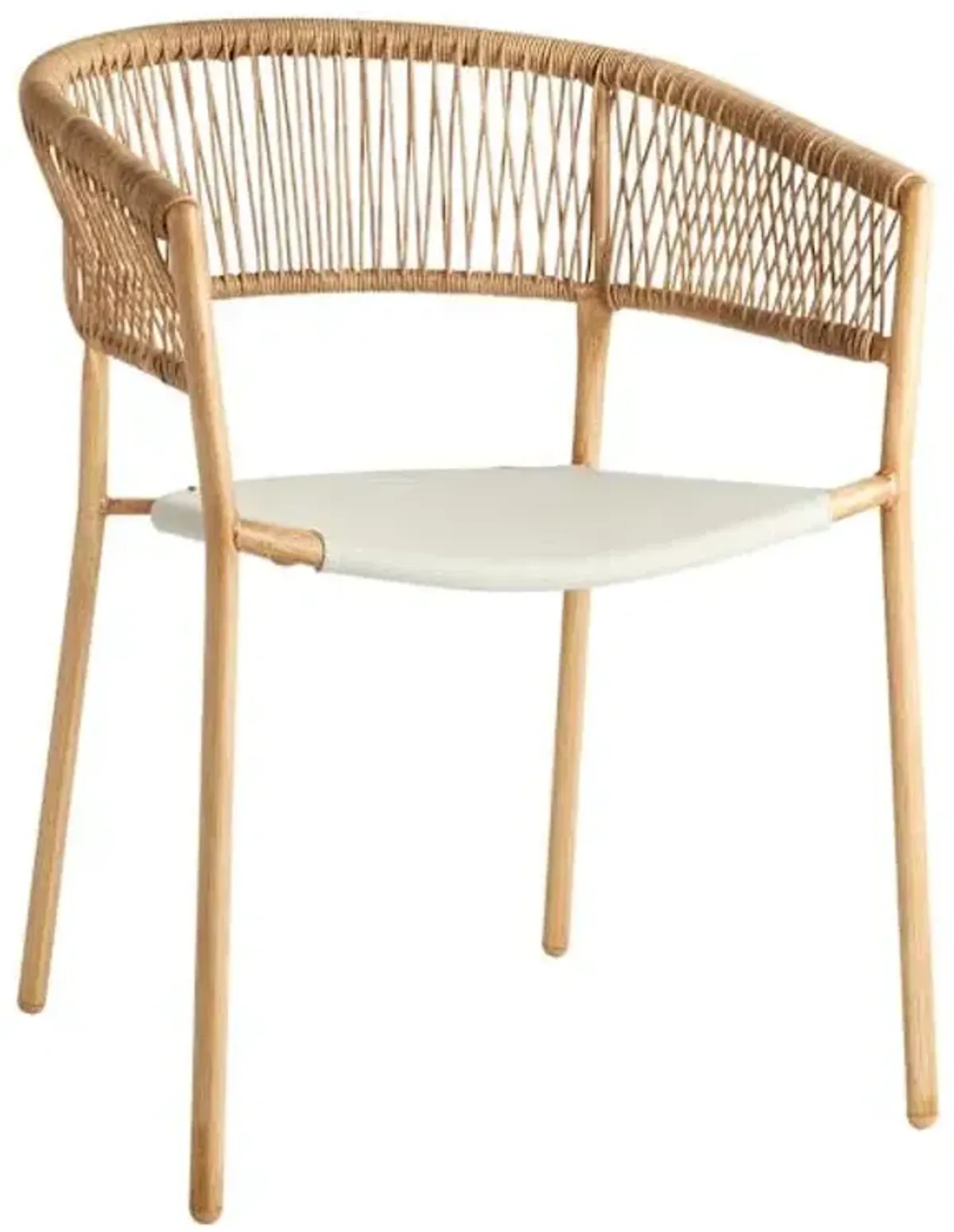 Crosby St. Brody Wicker Patio Chair, Natural