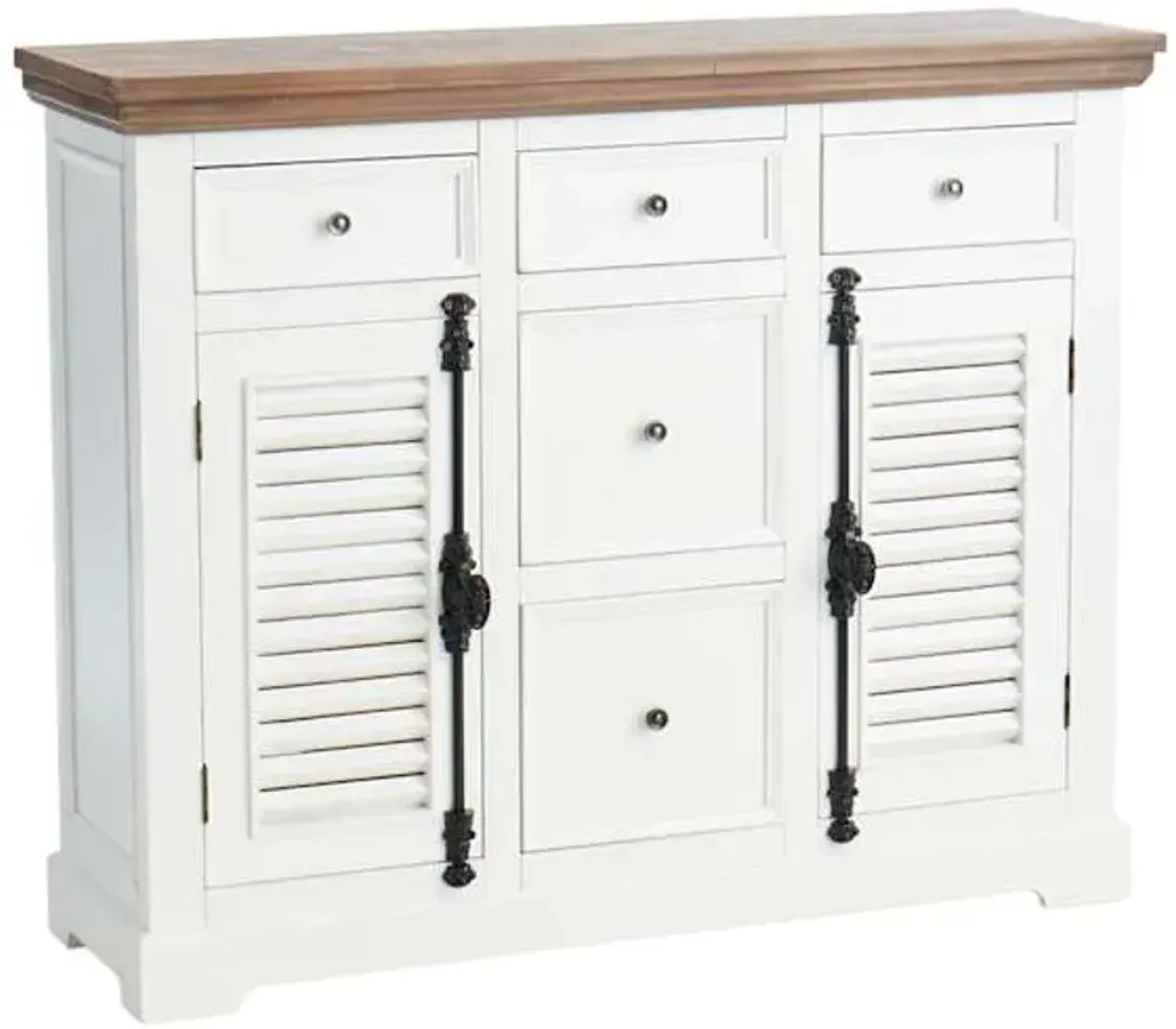 Sharon Media Cabinet, White