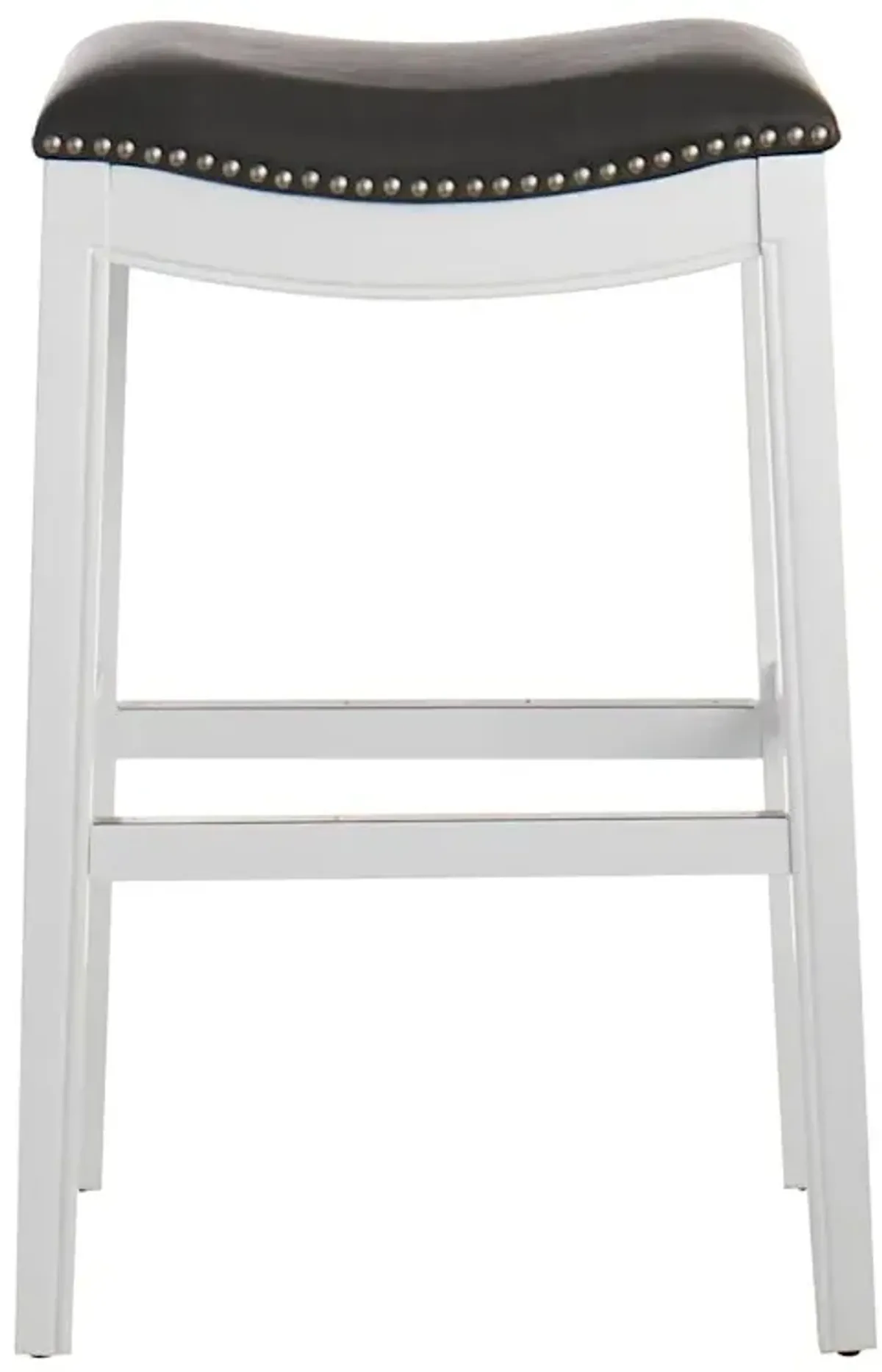 Providence Rylan Backless Barstool, White
