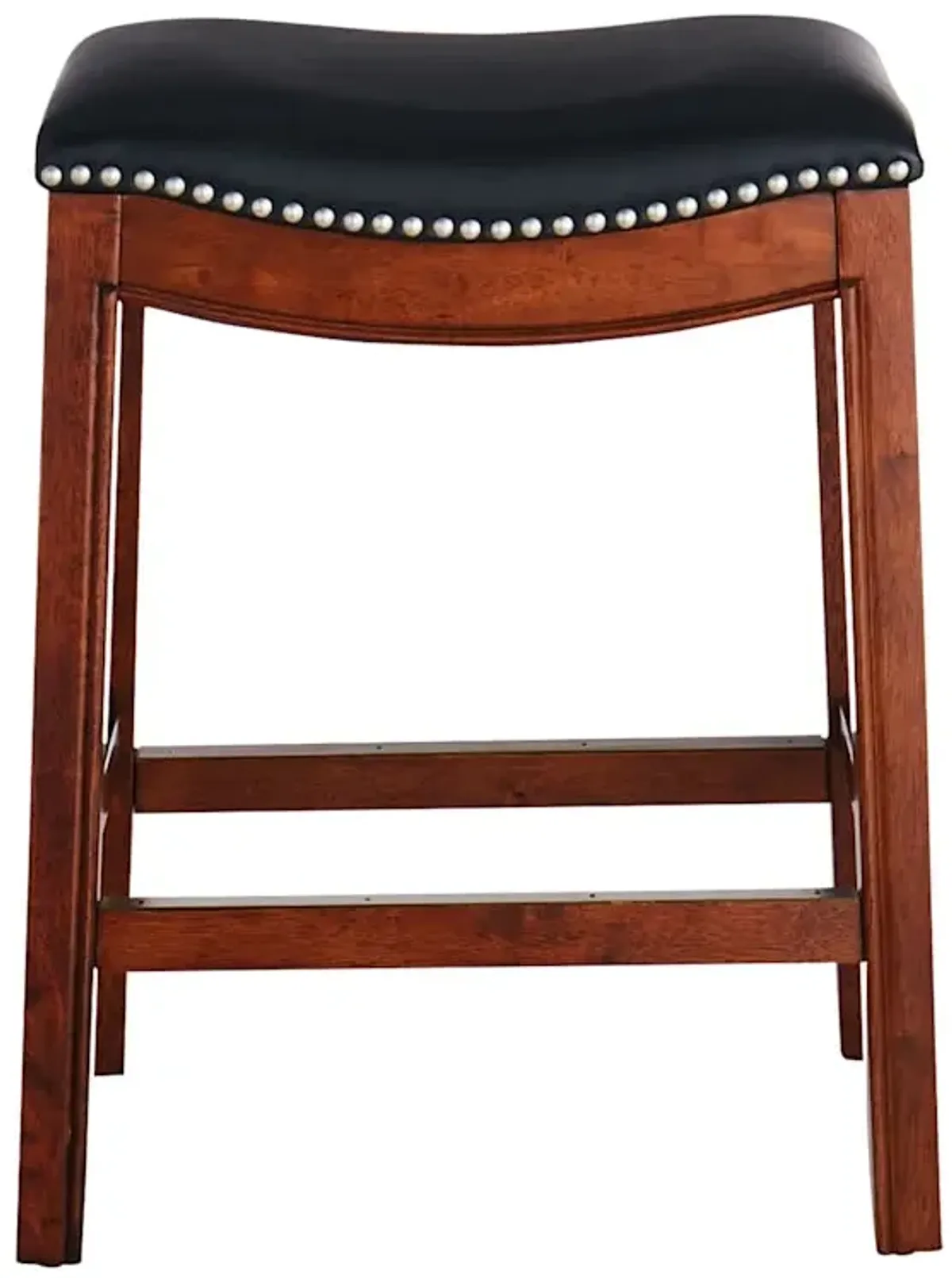 Providence Rylan Backless Counter Stool, Walnut