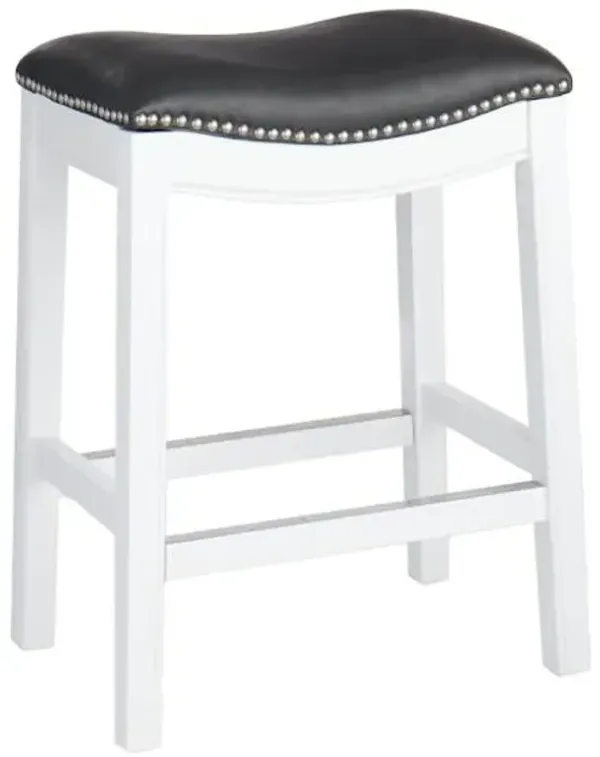 Providence Rylan Backless Counter Stool, White
