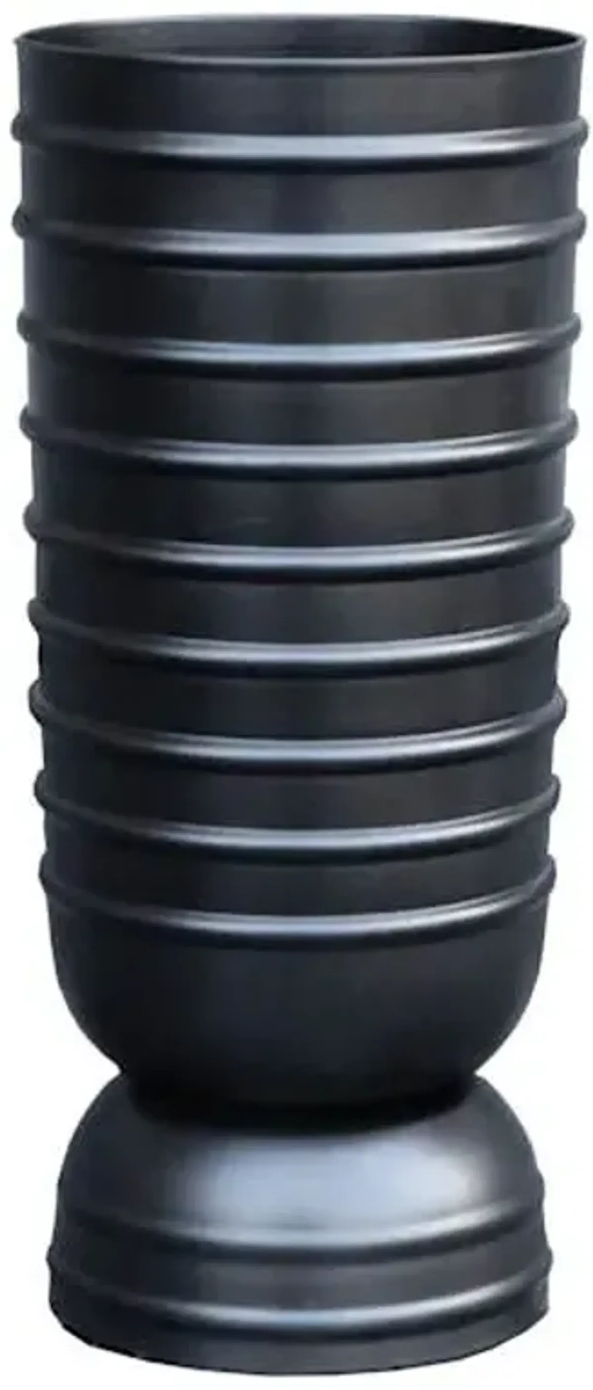 Tracey Boyd Black Spiralking Vase, 10"