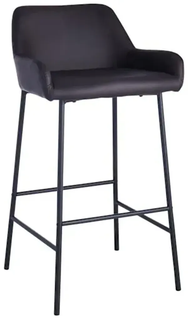 Honeybloom Destin Barstool, Dark Brown