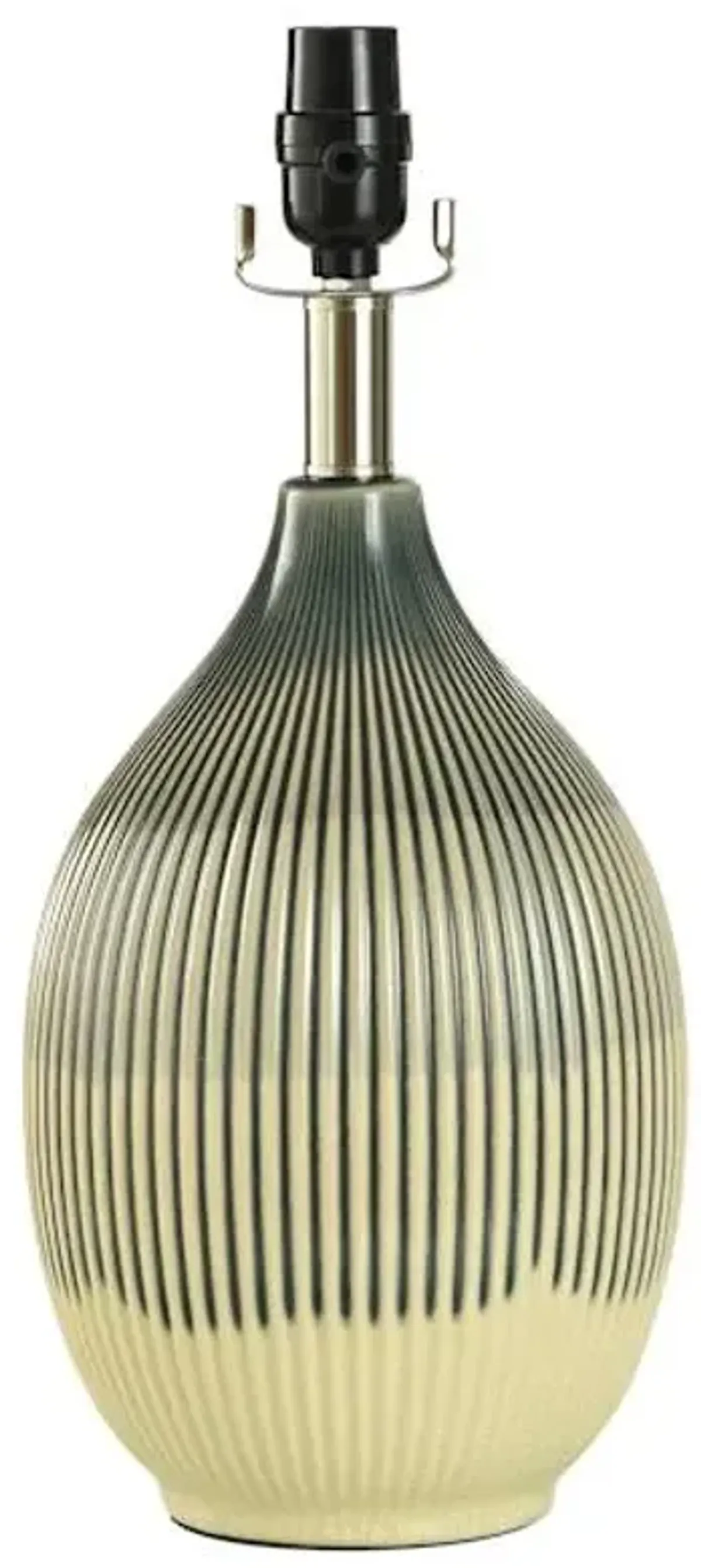 Blue Ceramic Drip Accent Lamp, 16"