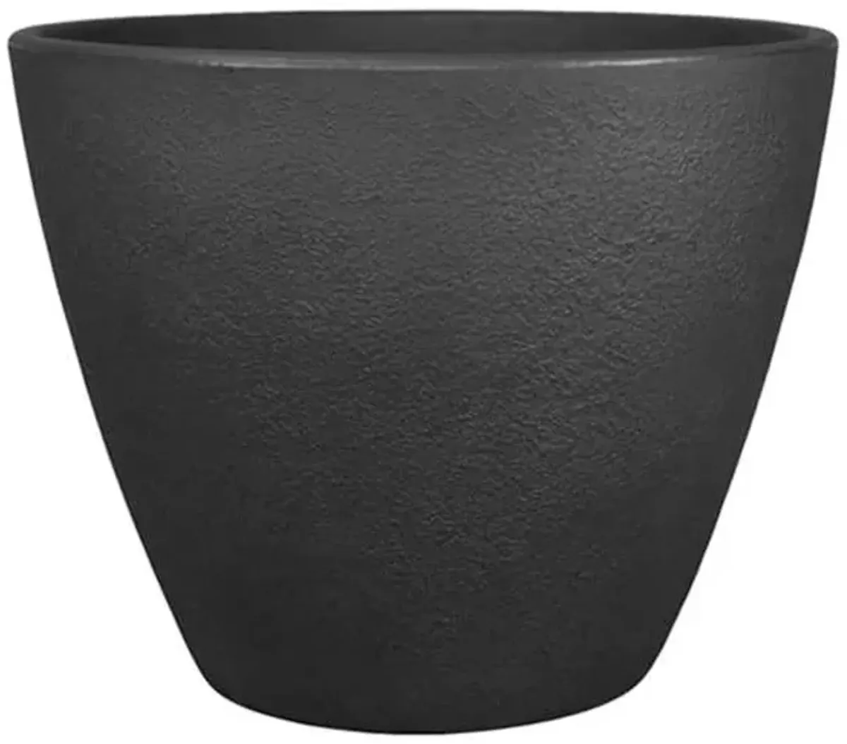 Acorn Black Outdoor Planter, Small