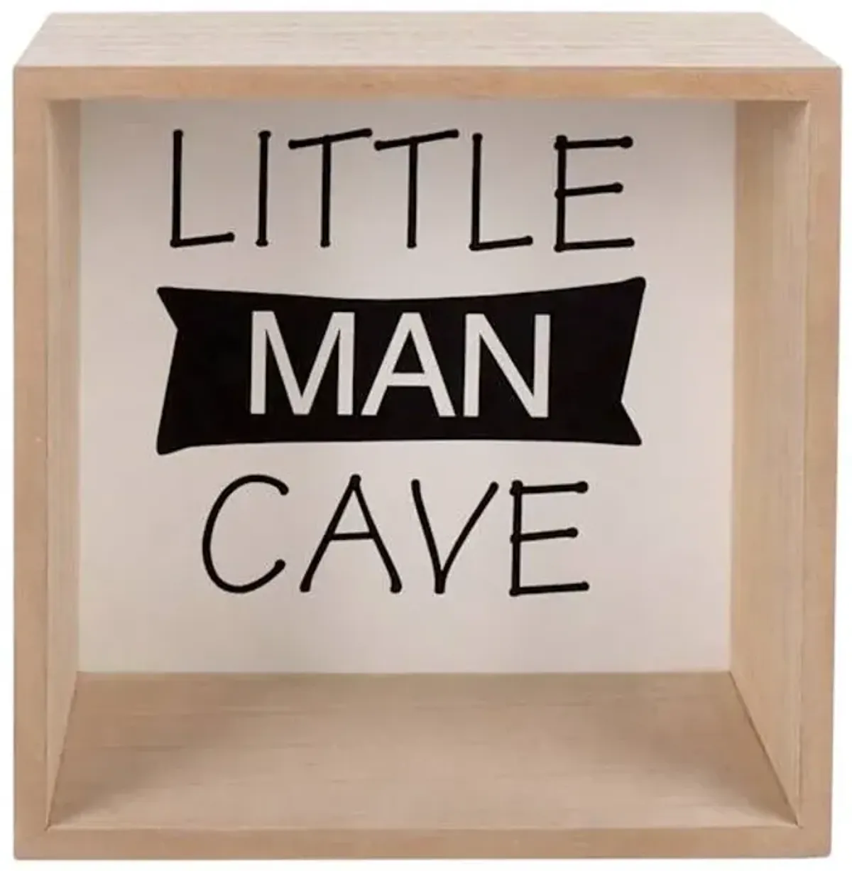 Tiny Dreamers Little Man Cave Sign, 8"