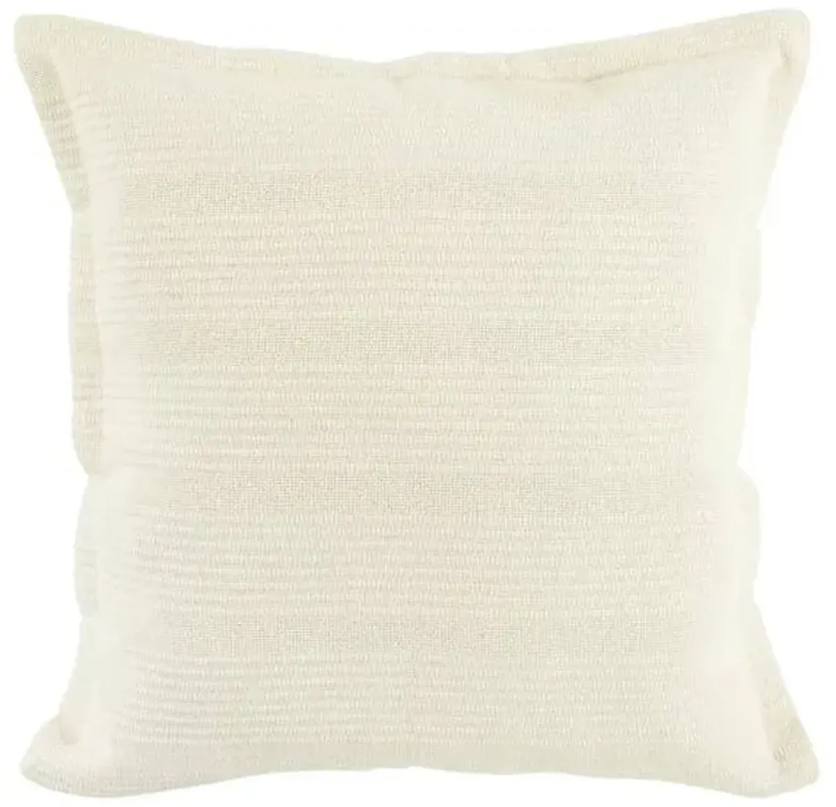 River White Ribbed Throw Pillow, 20"