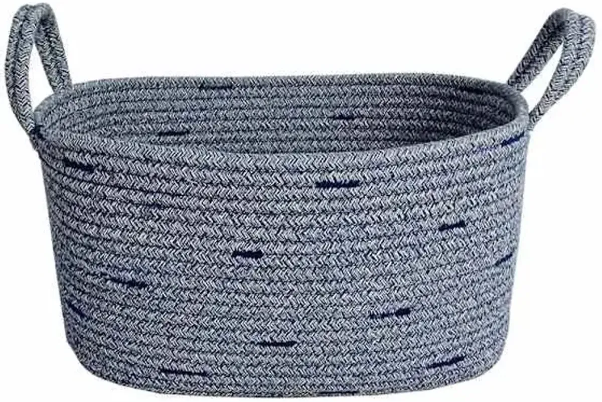 Tiny Dreamers Providence Woven Storage Basket, Large