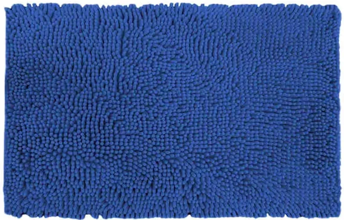 Tiny Dreamers Blue Noodle Bath Rug, 17x24