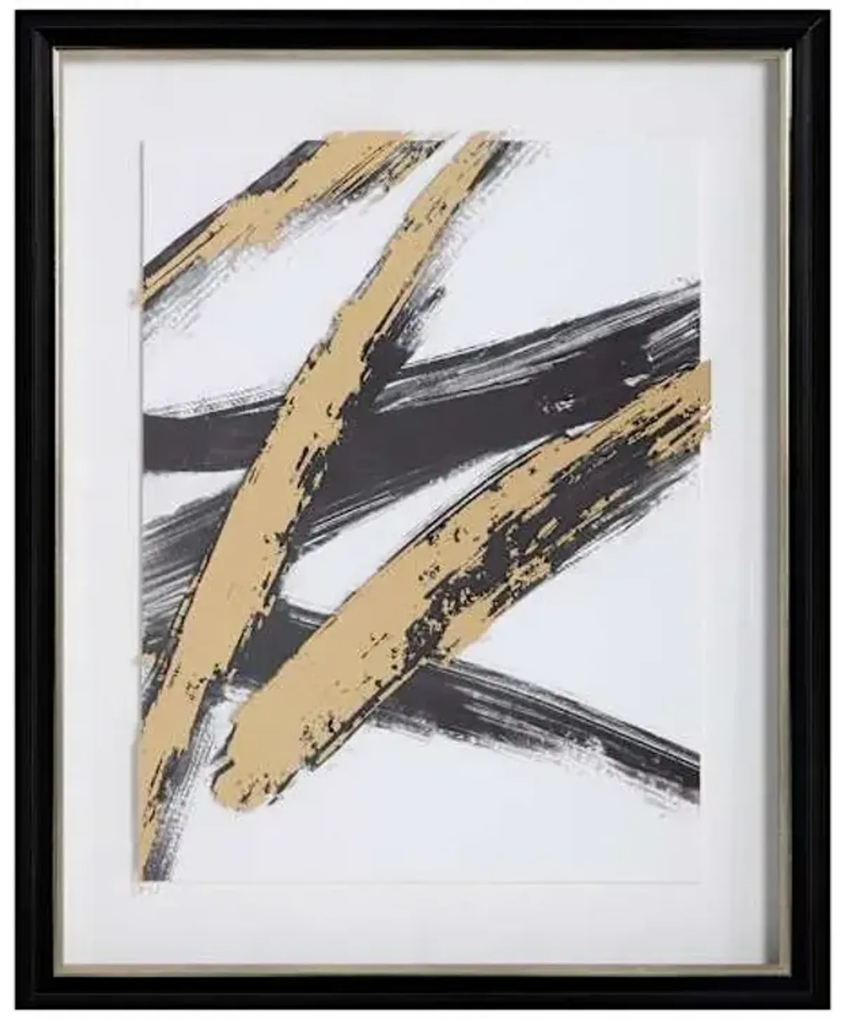 Crosby St. Glass Framed Abstract Print Wall Art, 18x21