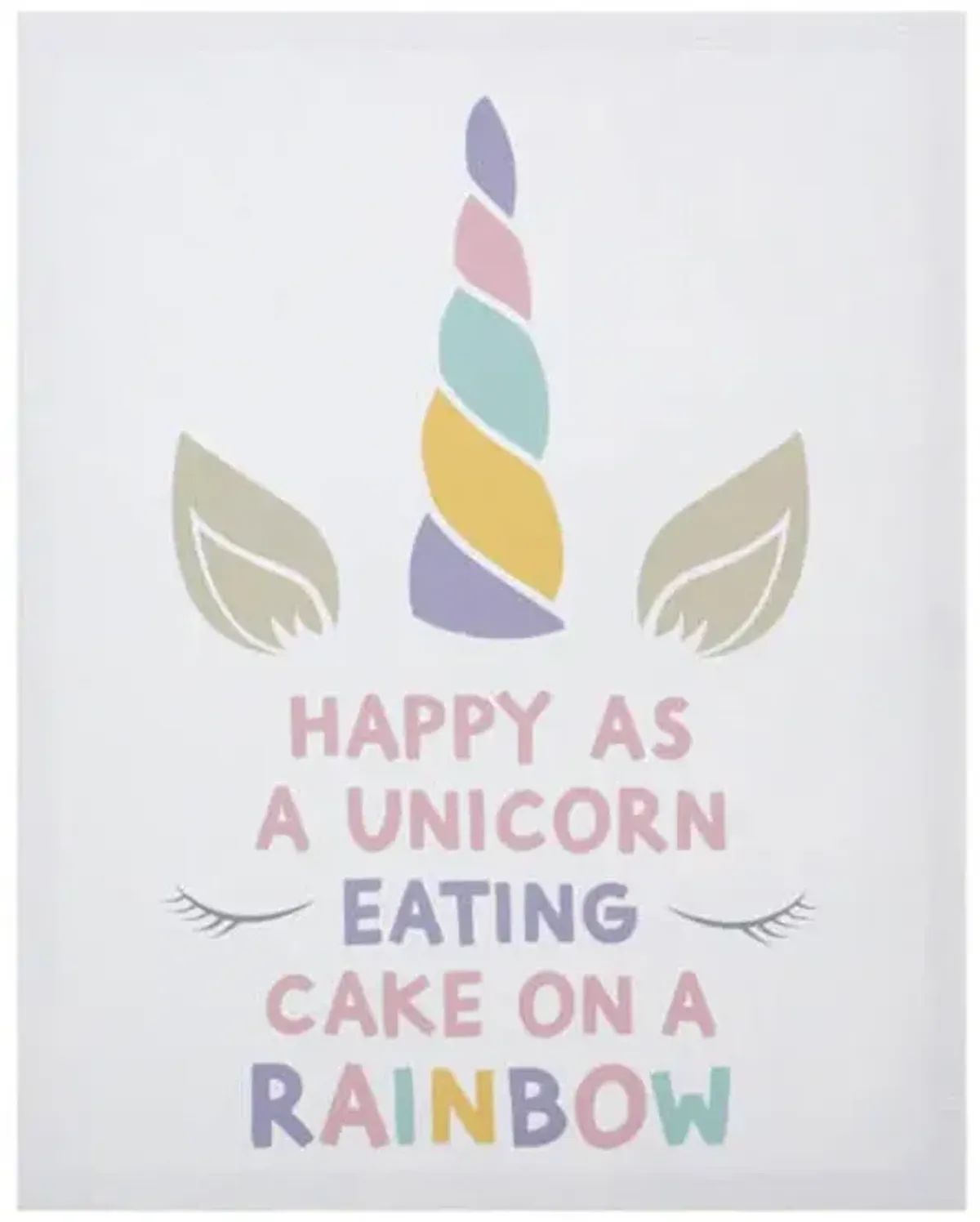 Tiny Dreamers Unicorn Canvas Wall Art, 11x14