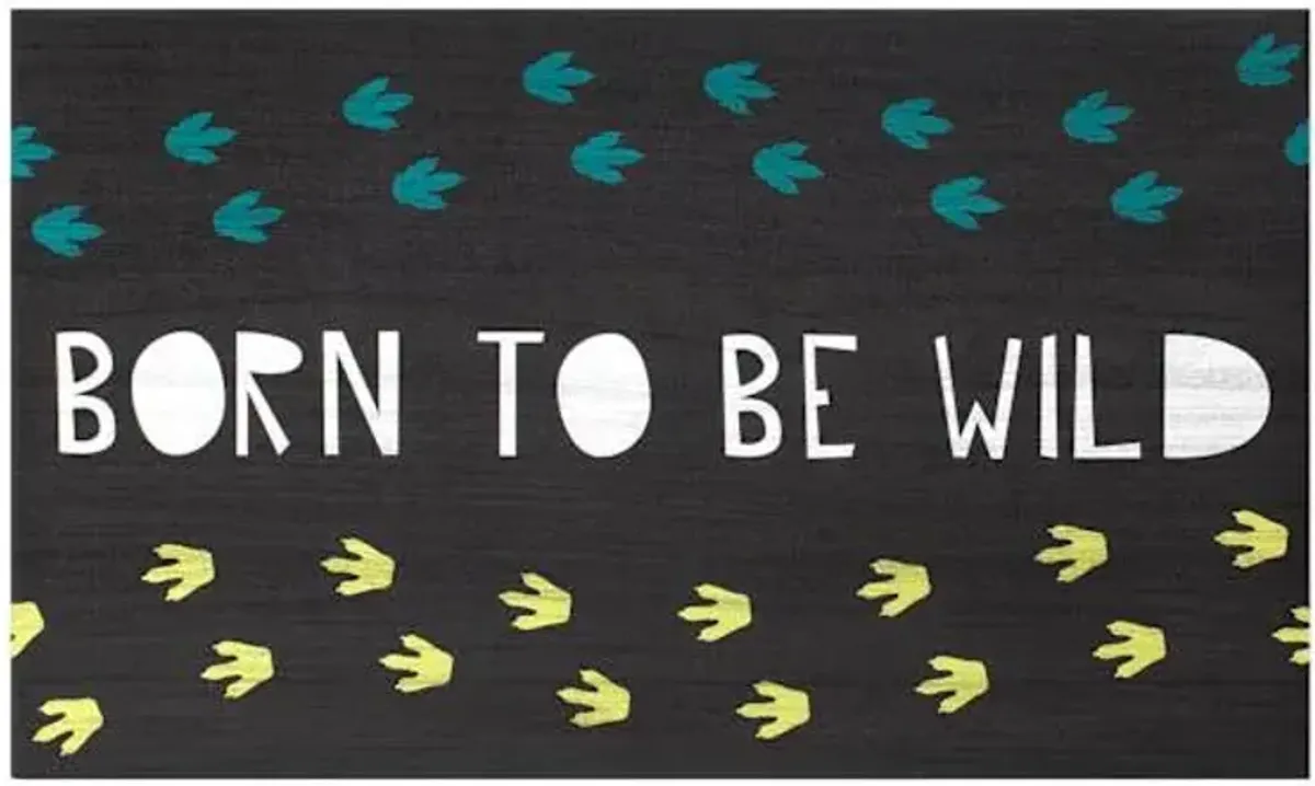 Tiny Dreamers Born to Be Wild Canvas Wall Art, 20x12