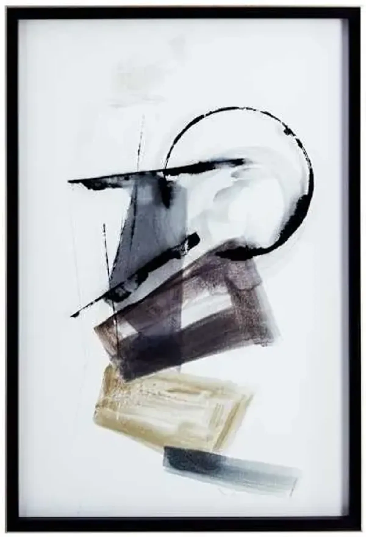 Crosby St. Framed Abstract Canvas Wall Art, 26x38