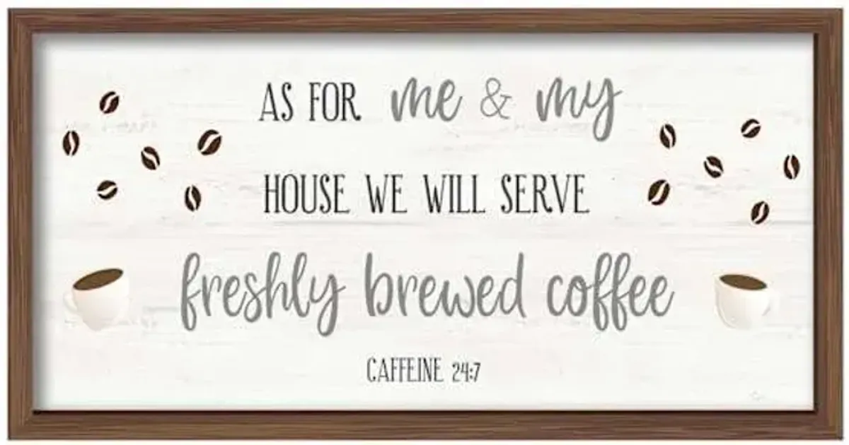 Sentimental Coffee Wall Art, 21x11