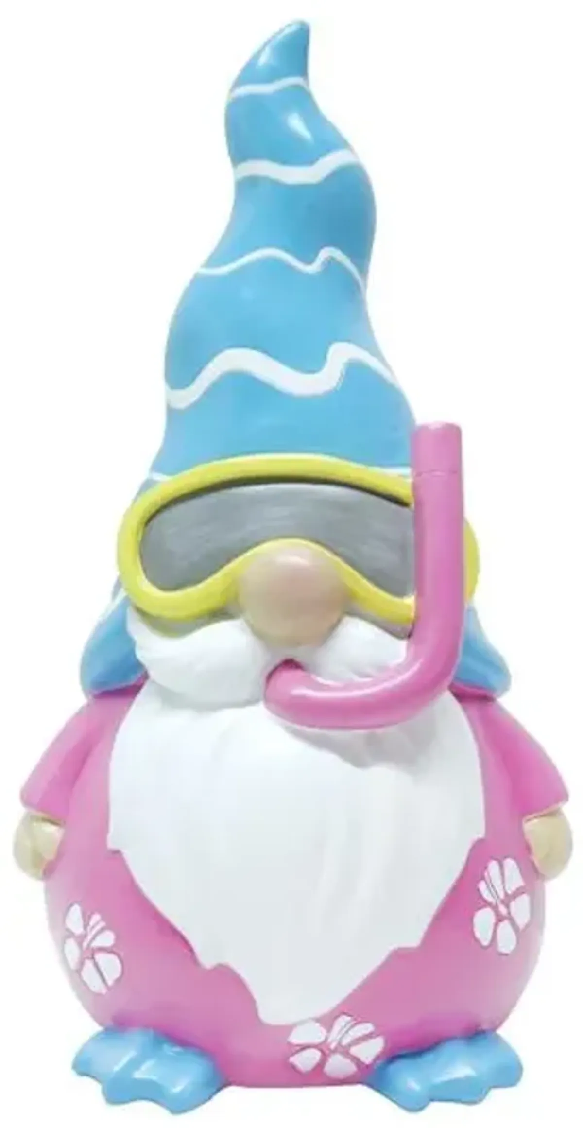 Sunny Club Scuba Gnome Outdoor Garden Statue, 13.5"