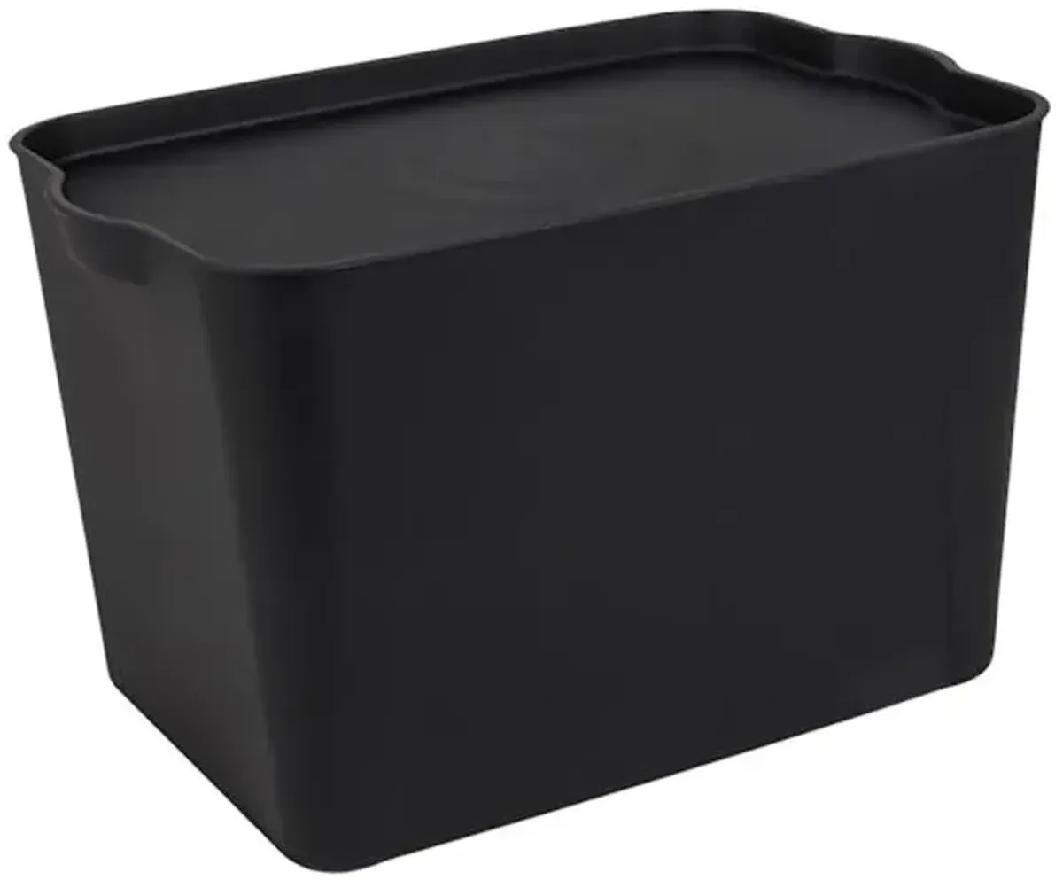 Black Storage Container, Large