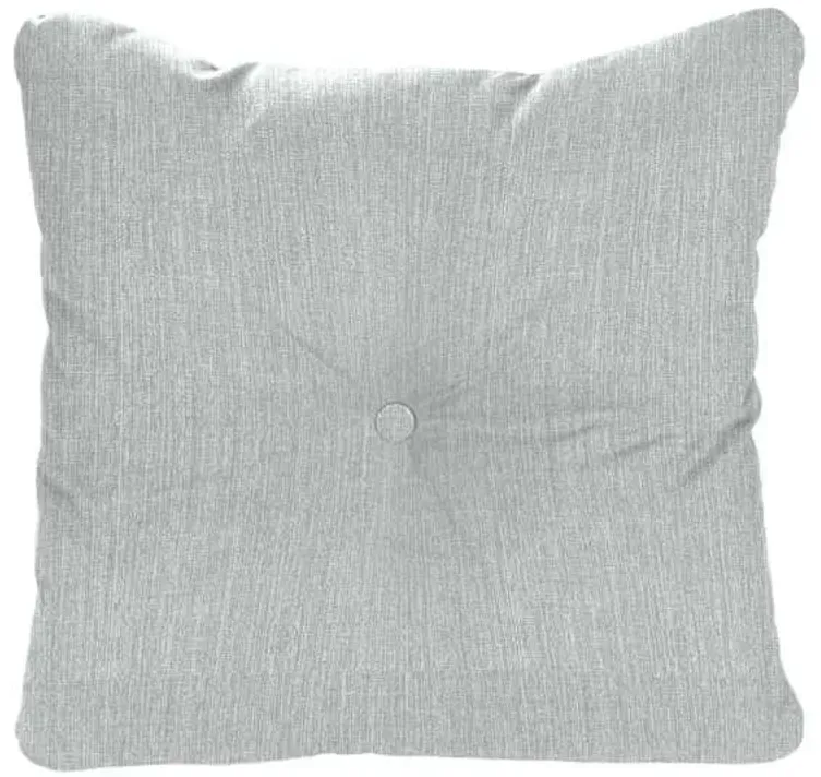 Tahiti Silver Tufted Back Cushion