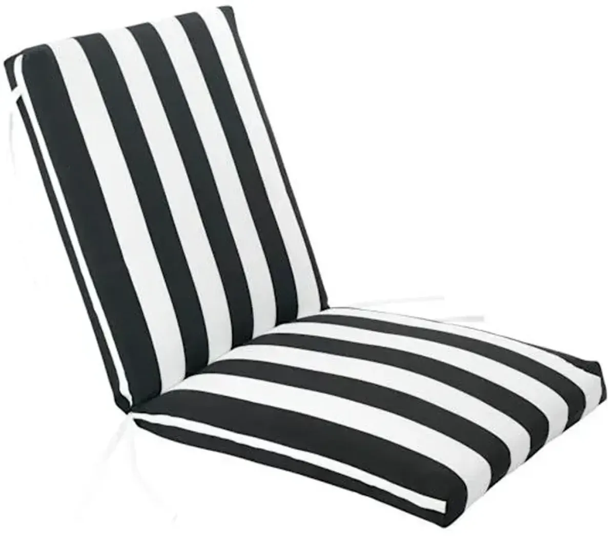 Awning Striped Outdoor Hinged Chair Cushion