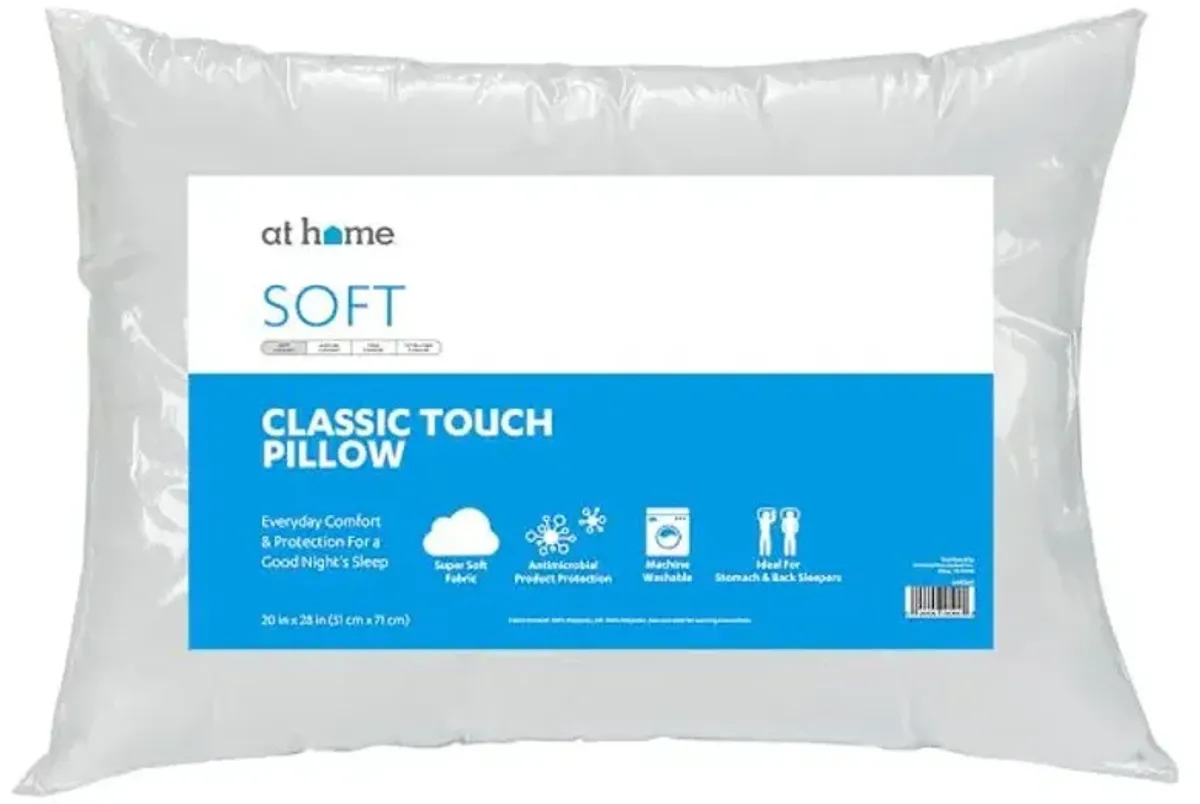 Soft Antimicrobial Bed Pillow, Standard/Queen