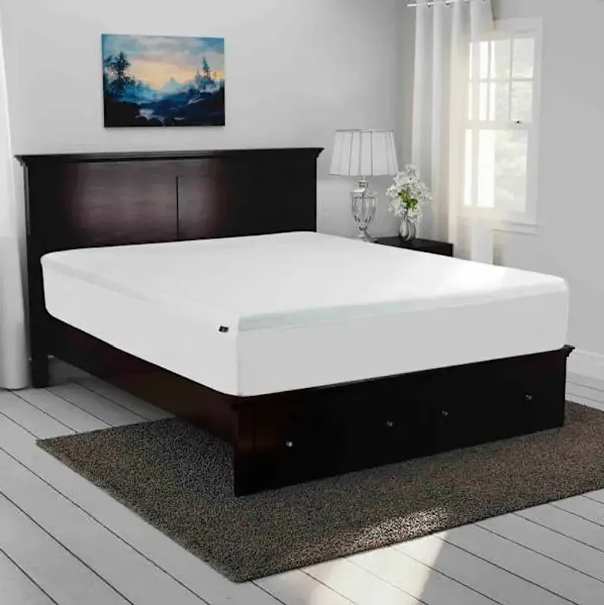 Serta Birdseye Mesh Cooling Mattress Protector, King