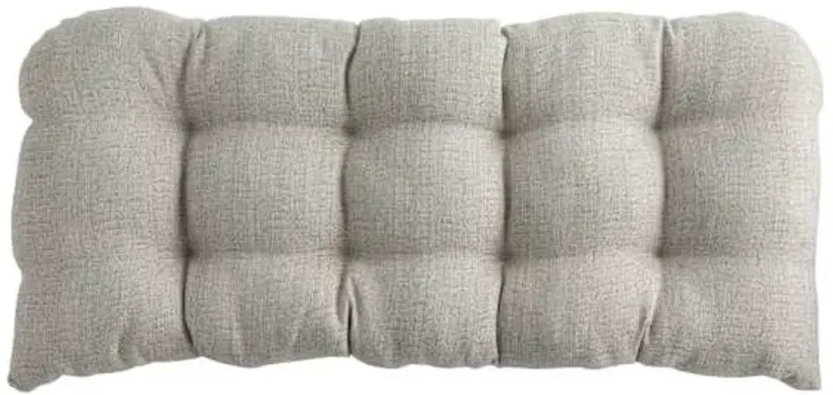 Fiddlestix Linen Premium Outdoor Wicker Settee Cushion