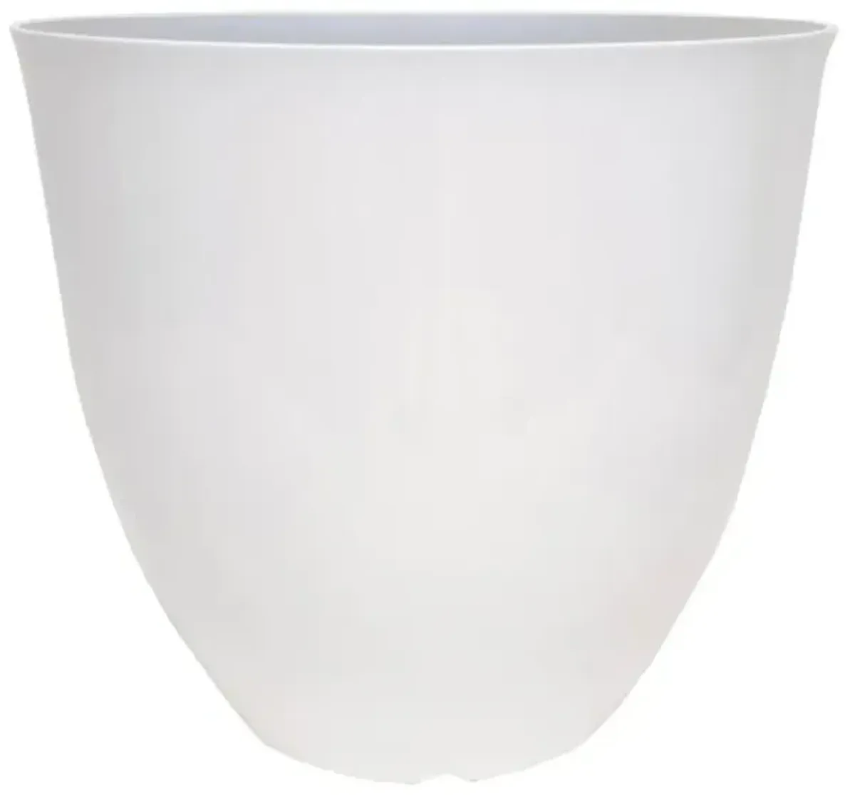 White Synthetic Egg Outdoor Planter, Medium