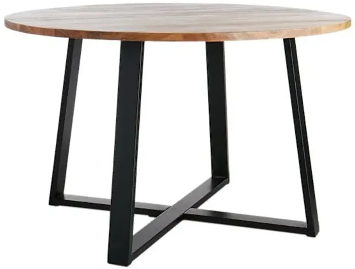 Found & Fable Cecelia Mango Wood Dining Table