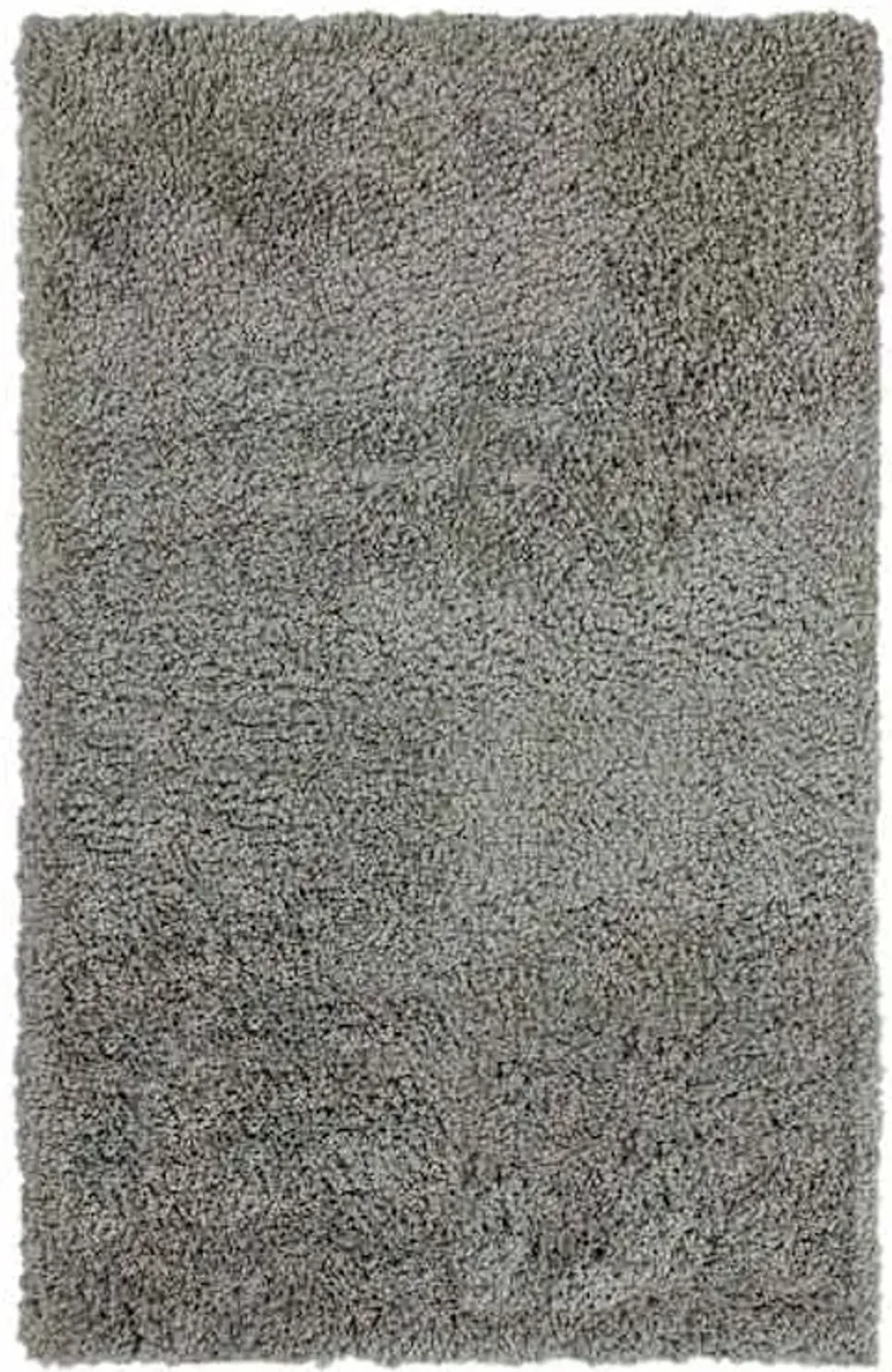 (C193) Kodiak Grey Shag Accent Rug, 3x5