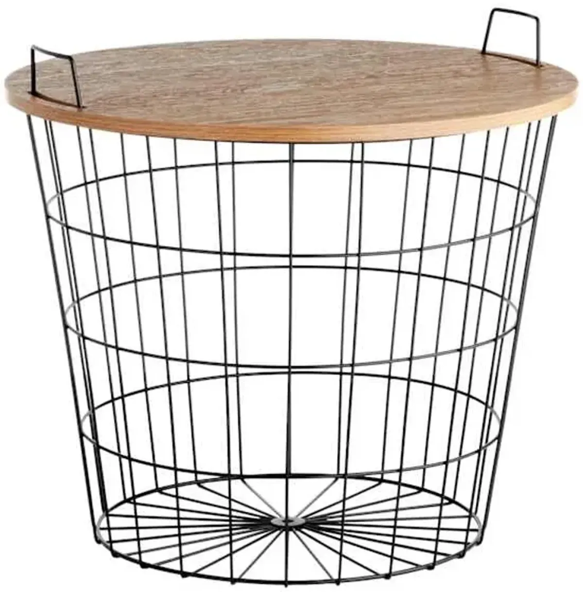 Honeybloom Wire Basket Storage Table