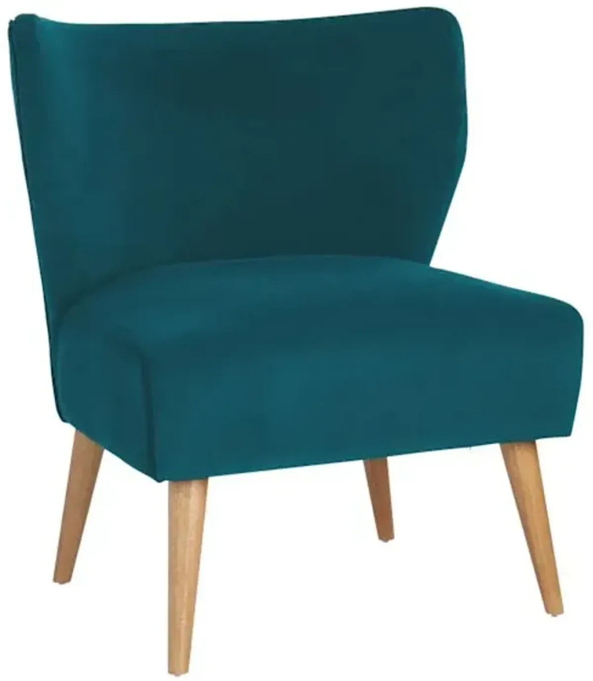 Tracey Boyd Beckett Accent Chair, Teal Velvet