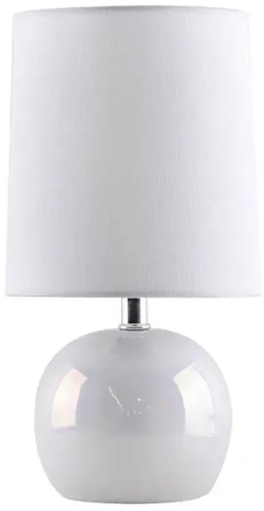Tiny Dreamers Round Iridescent Mini Lamp, 12"