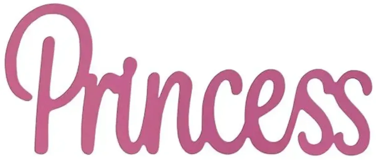 Tiny Dreamers Metal Princess Wall Decor, 10x24