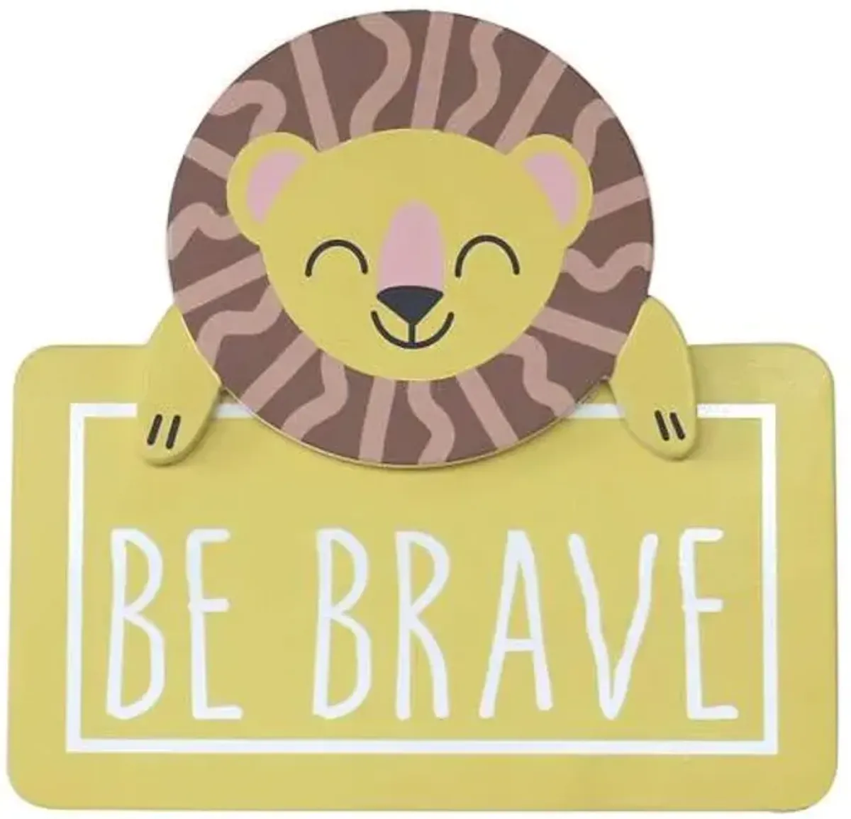 Tiny Dreamers Be Brave Lion Wall Decor, 10x9