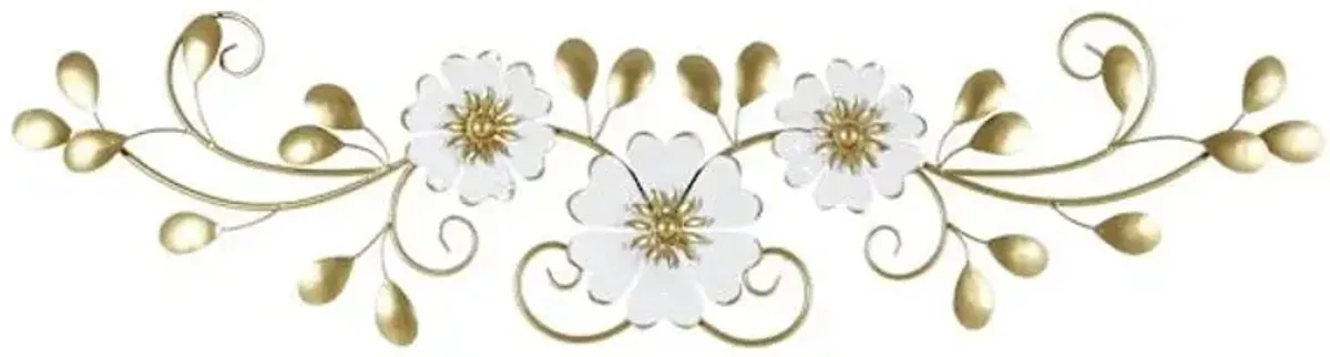 Floral Wall Decor, 10x43