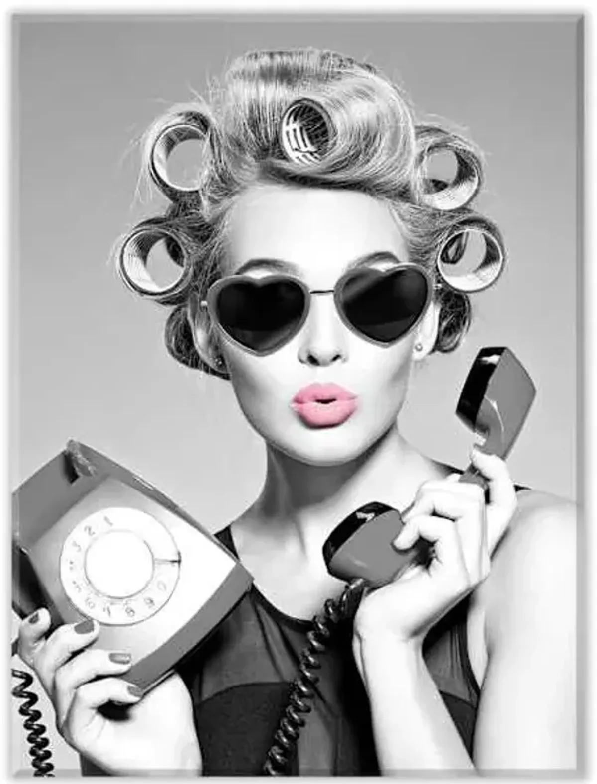 Glam Lady Canvas Wall Art, 16x20