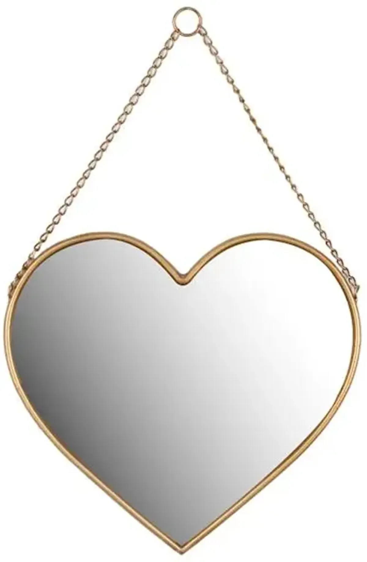 Heart Shaped Wall Mirror, 16x14
