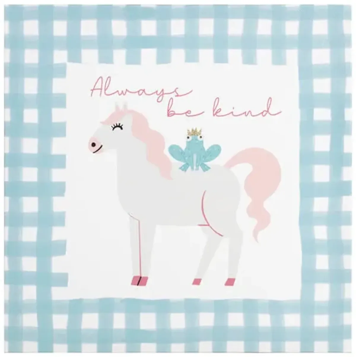 Tiny Dreamers Unicorn Canvas Wall Art, 12"