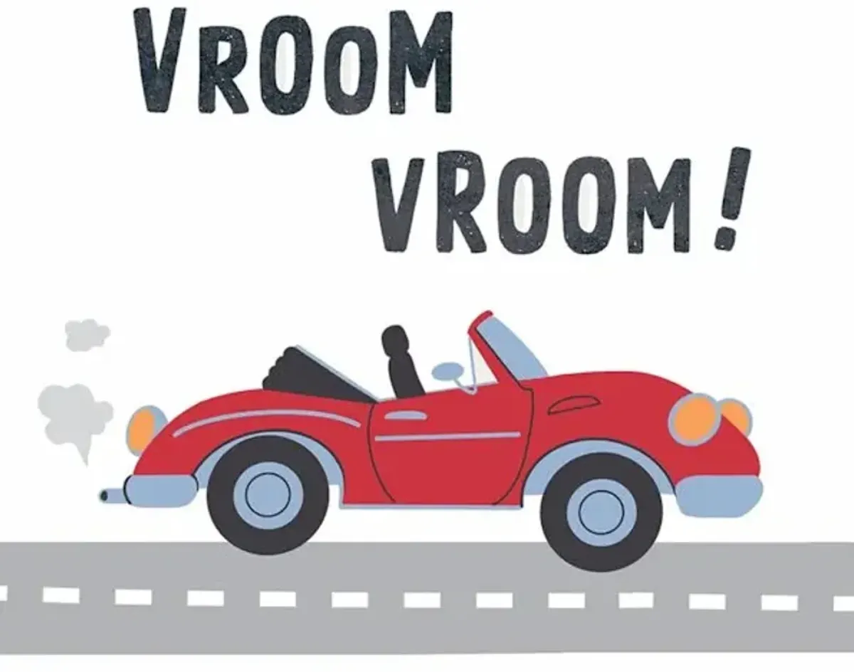 Tiny Dreamers Car Canvas Wall Art, 12"