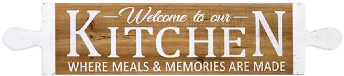 Welcome to Our Kitchen Wall Decor, 5x24