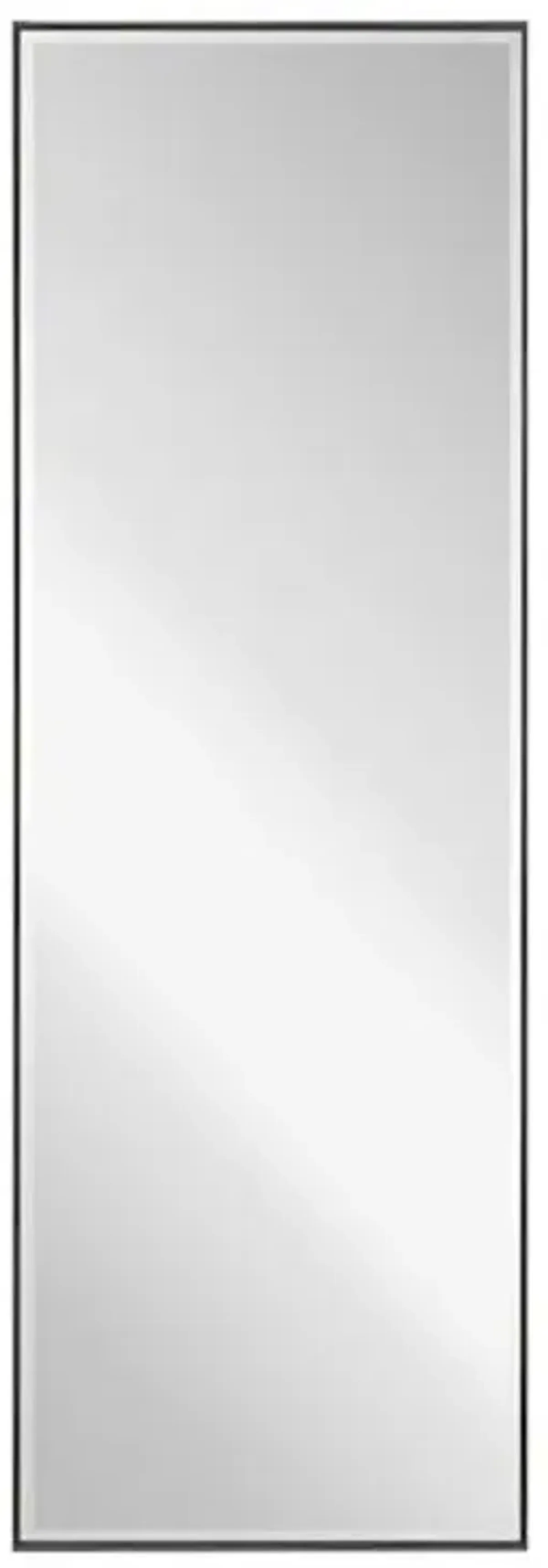 Grey Wash Thin Framed Leaner Mirror, 24x70