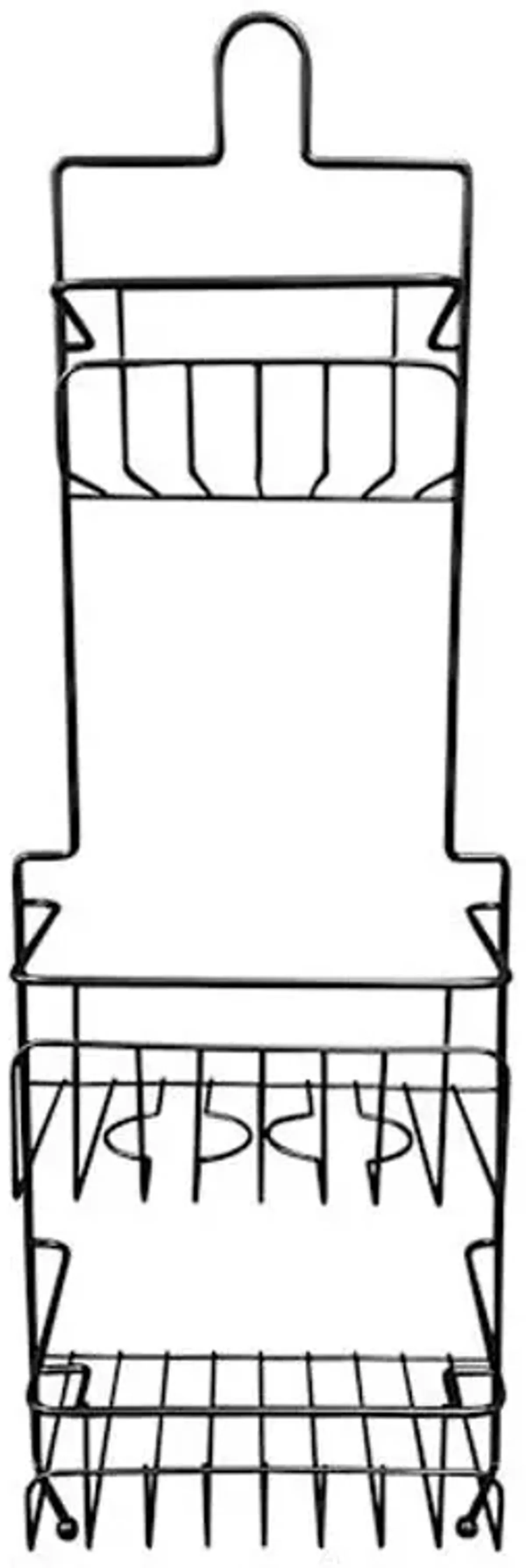 Fresco Shower Caddy, Black